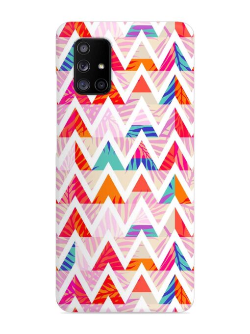 Abstract Triangle Background Snap Case for Samsung Galaxy A71 Zapvi