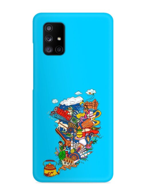 Vector Design Indian Snap Case for Samsung Galaxy A71 Zapvi