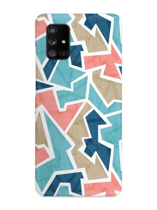 Vintage Geometric Triangle Snap Case for Samsung Galaxy A71