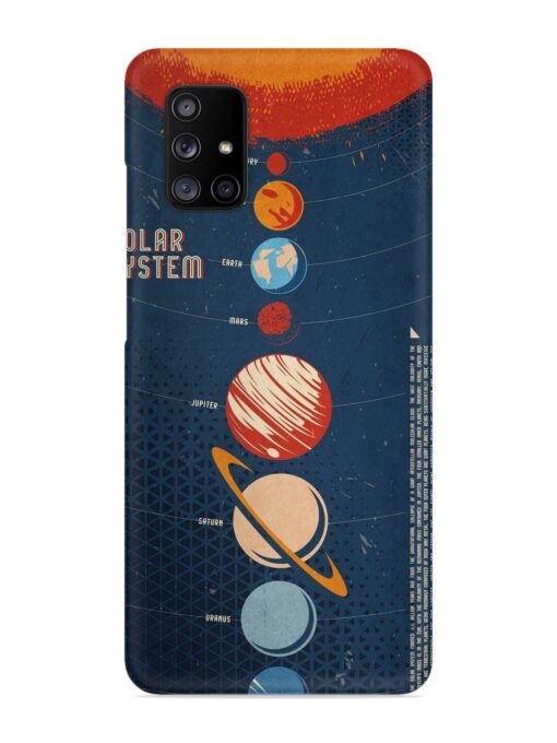 Solar System Vector Snap Case for Samsung Galaxy A71 Zapvi