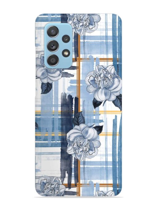 Watercolor Pattern Rose Snap Case for Samsung Galaxy A72