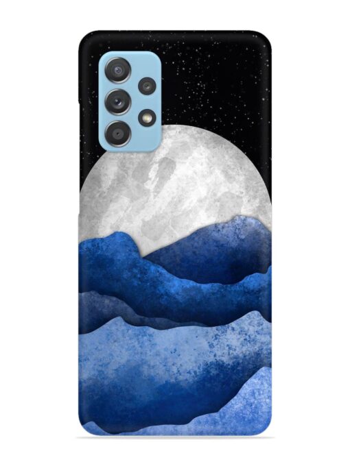 Full Moon Mountain Vector Snap Case for Samsung Galaxy A72