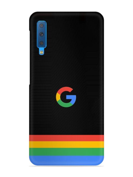 Google Logo Art Snap Case for Samsung Galaxy A7 (2018) Zapvi