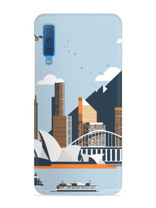 Sydney Opera Landscape Snap Case for Samsung Galaxy A7 (2018) Zapvi