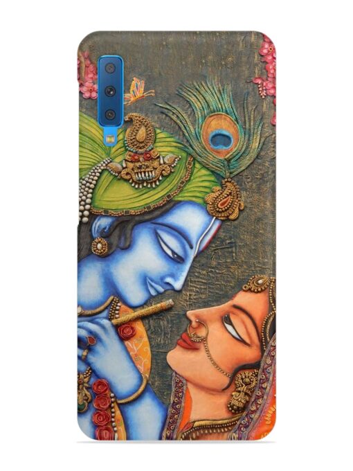 Lord Radha Krishna Flute Art Snap Case for Samsung Galaxy A7 (2018) Zapvi