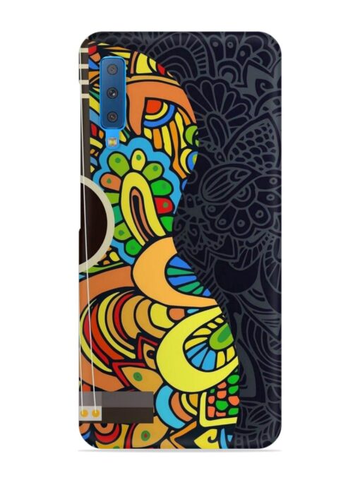 Guitar Vector Art Snap Case for Samsung Galaxy A7 (2018) Zapvi