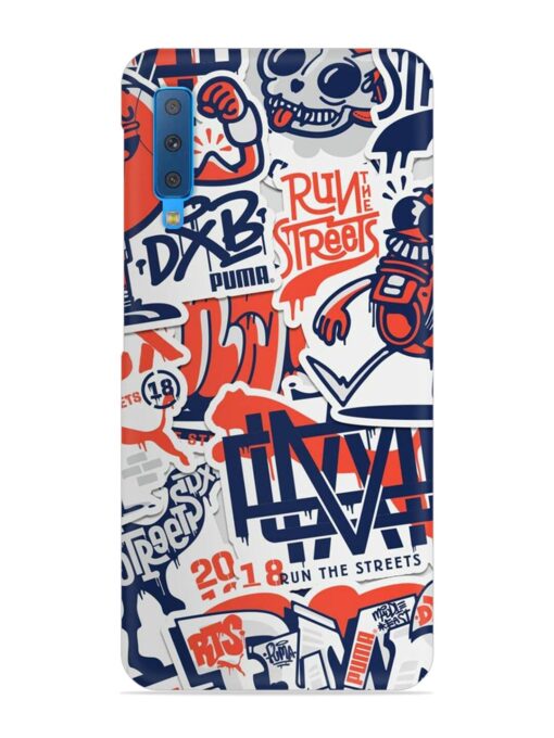 Run The Street Snap Case for Samsung Galaxy A7 (2018) Zapvi