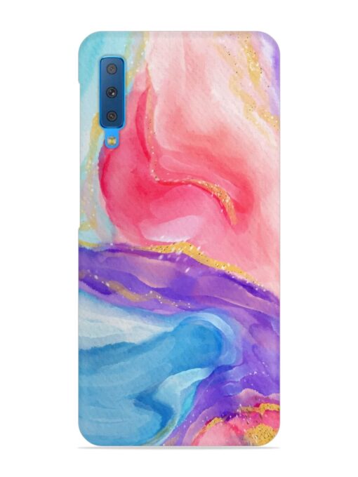 Watercolor Gradient Snap Case for Samsung Galaxy A7 (2018) Zapvi