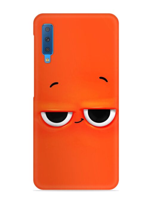 Smiley Face Snap Case for Samsung Galaxy A7 (2018) Zapvi