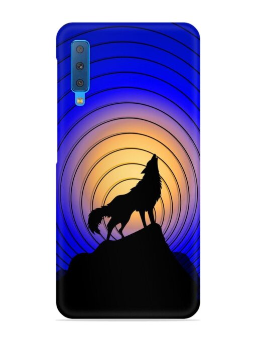 Fox Roaring Design Snap Case for Samsung Galaxy A7 (2018)