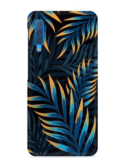 Abstract Leaf Art Snap Case for Samsung Galaxy A7 (2018) Zapvi