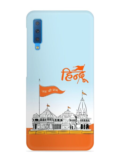 Ram Mandir Hindu Snap Case for Samsung Galaxy A7 (2018) Zapvi