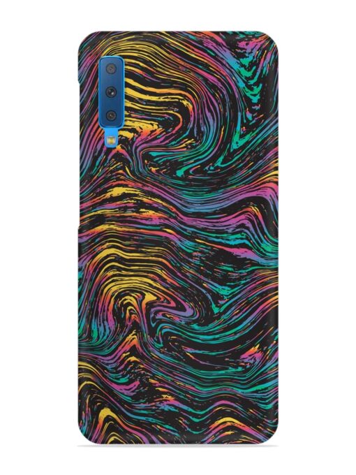 Abstract Liquid Colors Snap Case for Samsung Galaxy A7 (2018) Zapvi