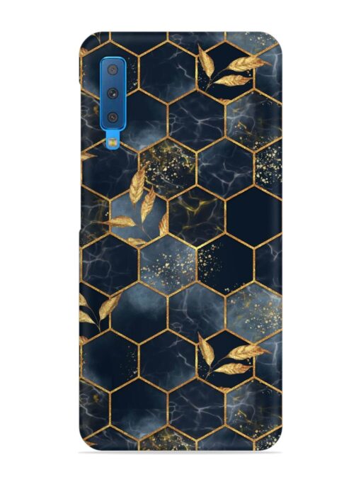 Marble Hexagon Seamless Snap Case for Samsung Galaxy A7 (2018) Zapvi