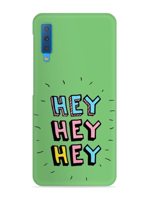 Hey Vector Cartoon Snap Case for Samsung Galaxy A7 (2018)