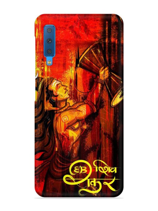 Illustration Lord Shiva Snap Case for Samsung Galaxy A7 (2018)