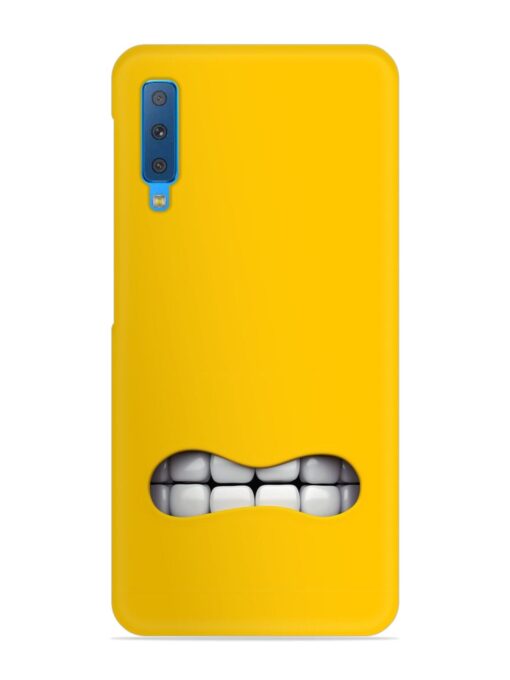 Mouth Character On Snap Case for Samsung Galaxy A7 (2018)