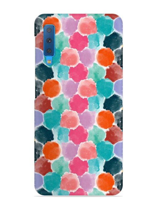 Colorful Seamless Pattern Snap Case for Samsung Galaxy A7 (2018) Zapvi