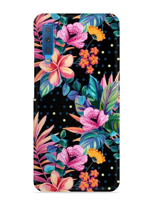 Seamless Floral Pattern Snap Case for Samsung Galaxy A7 (2018) Zapvi