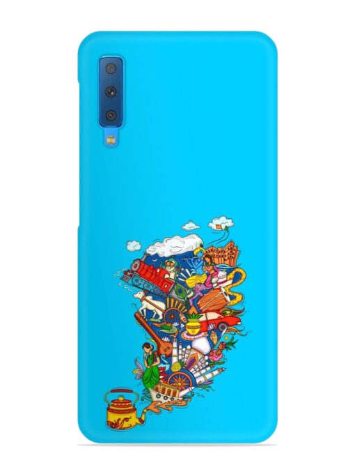 Vector Design Indian Snap Case for Samsung Galaxy A7 (2018)