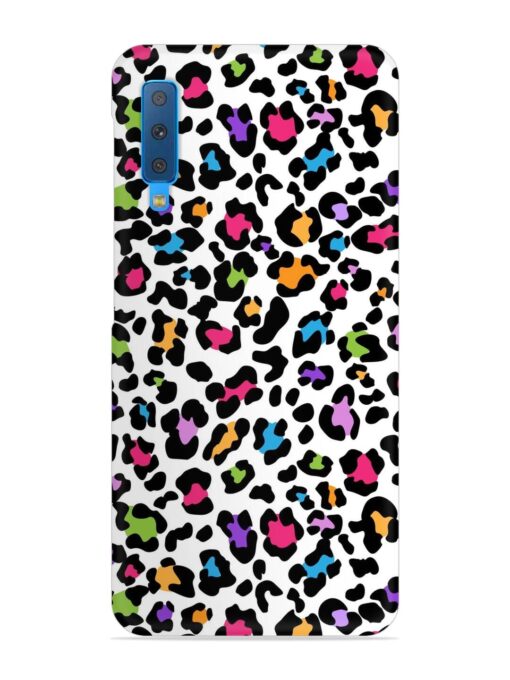 Seamless Leopard Pattern Snap Case for Samsung Galaxy A7 (2018) Zapvi