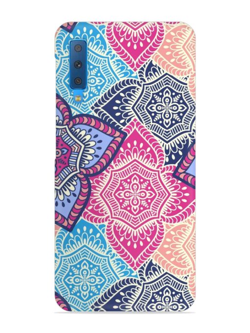 Ethnic Floral Seamless Snap Case for Samsung Galaxy A7 (2018)