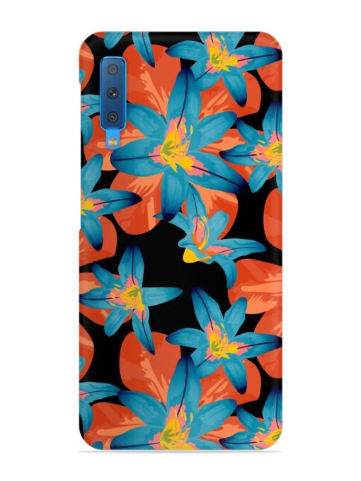 Philippine Flowers Seamless Snap Case for Samsung Galaxy A7 (2018) Zapvi