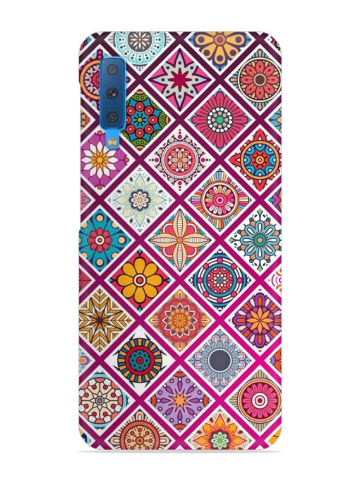 Seamless Tile Pattern Snap Case for Samsung Galaxy A7 (2018) Zapvi