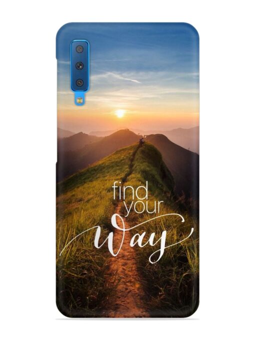 Find Your Way Snap Case for Samsung Galaxy A7 (2018) Zapvi