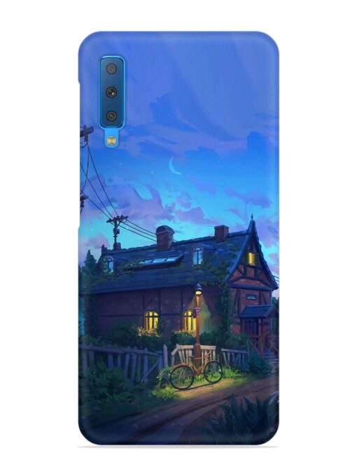 Beautiful Village House Snap Case for Samsung Galaxy A7 (2018) Zapvi