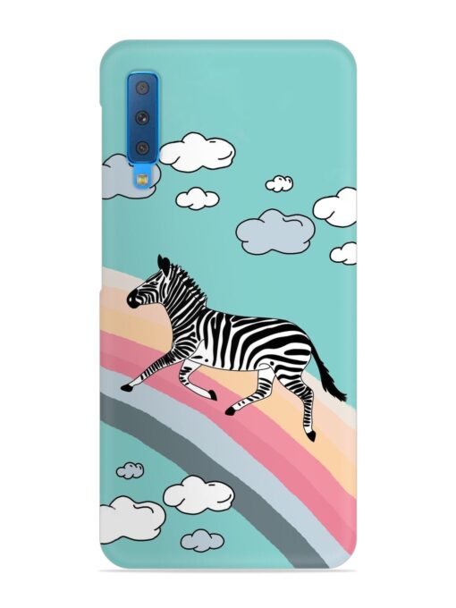 Running Zebra Snap Case for Samsung Galaxy A7 (2018)