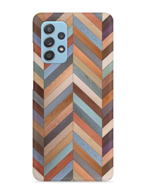 Seamless Wood Parquet Snap Case for Samsung Galaxy A73 (5G) Zapvi