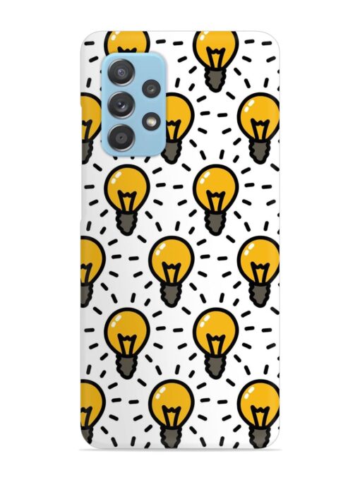 Light Bulb Seamless Snap Case for Samsung Galaxy A73 (5G) Zapvi