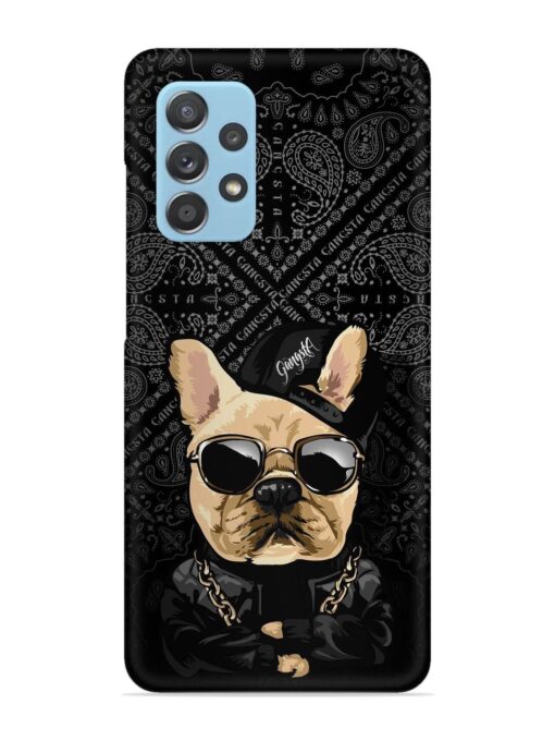 Gangsta Cool Sunglasses Dog Snap Case for Samsung Galaxy A73 (5G)