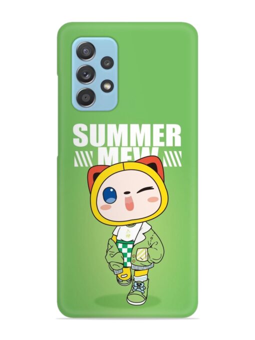 Summer Mew Snap Case for Samsung Galaxy A73 (5G) Zapvi