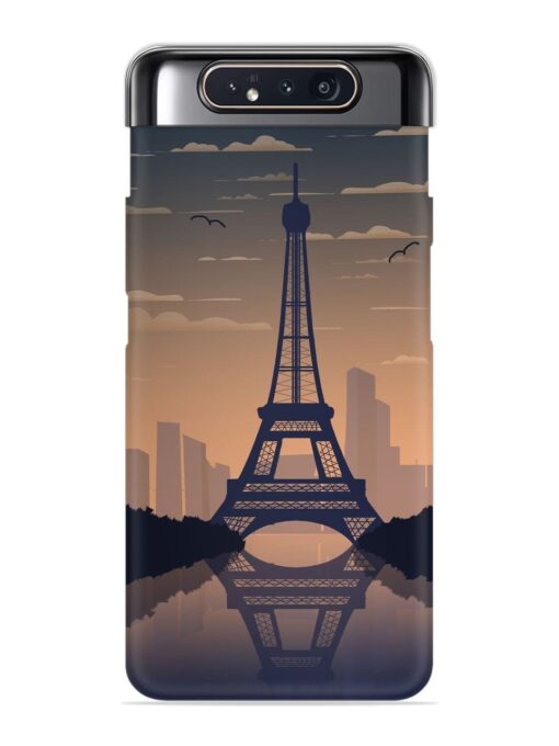 France Paris Eiffel Tower Gradient Snap Case for Samsung Galaxy A80