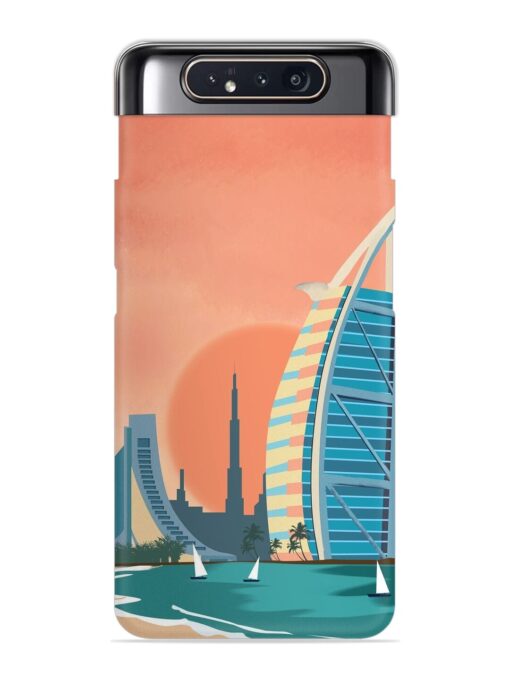 Dubai Architectural Scenery Snap Case for Samsung Galaxy A80