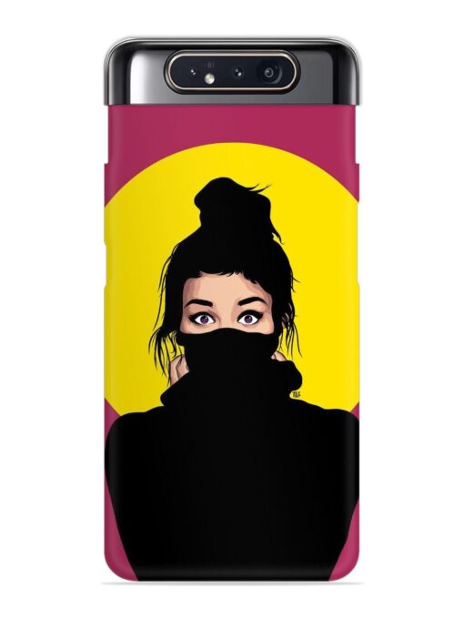 Girly Vector Snap Case for Samsung Galaxy A80 Zapvi