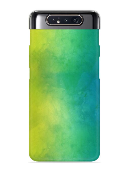 Yellow Green Gradient Snap Case for Samsung Galaxy A80 Zapvi