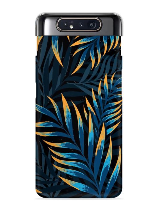 Abstract Leaf Art Snap Case for Samsung Galaxy A80 Zapvi