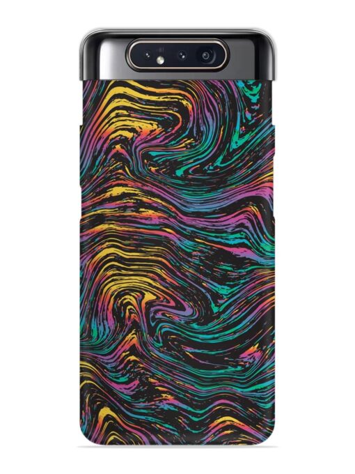 Abstract Liquid Colors Snap Case for Samsung Galaxy A80 Zapvi