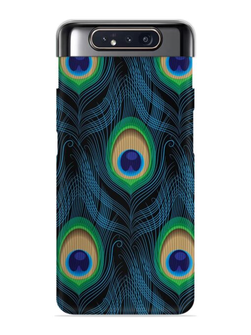 Seamless Pattern Peacock Snap Case for Samsung Galaxy A80