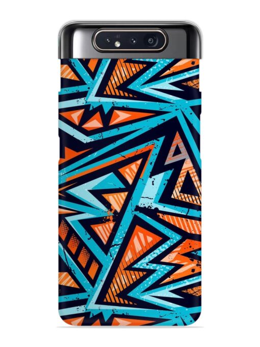 Abstract Seamless Grunge Snap Case for Samsung Galaxy A80 Zapvi