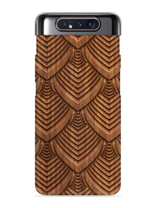 Carved Pattern On Snap Case for Samsung Galaxy A80