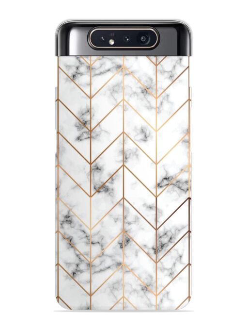 Vector Marble Texture Snap Case for Samsung Galaxy A80 Zapvi