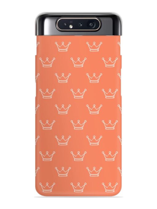 Hand Drawn Crown Snap Case for Samsung Galaxy A80