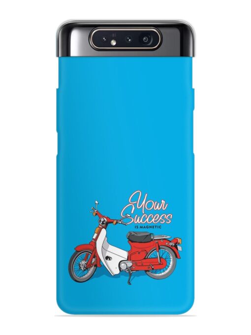 Motorcycles Image Vector Snap Case for Samsung Galaxy A80 Zapvi