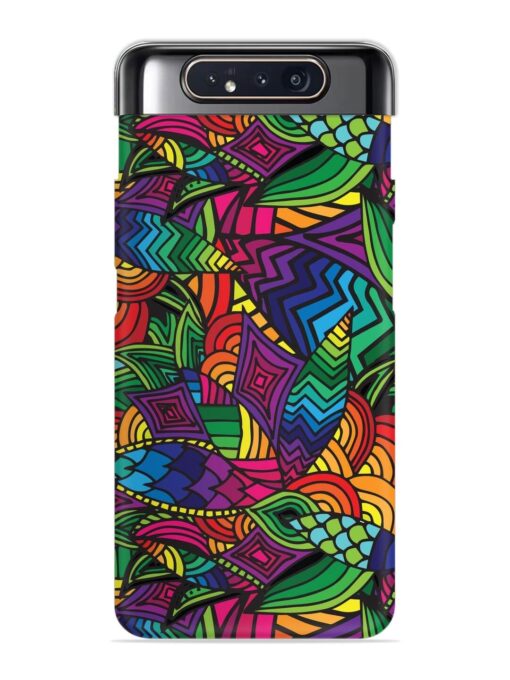 Abstract Multicolor Seamless Snap Case for Samsung Galaxy A80 Zapvi