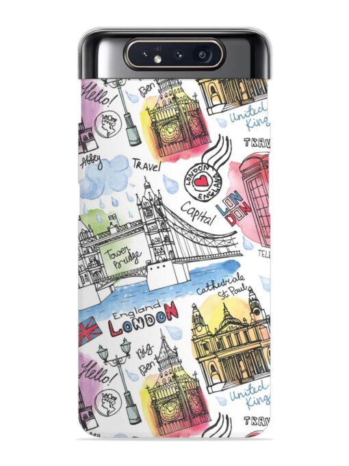 Vector London Landmark Snap Case for Samsung Galaxy A80