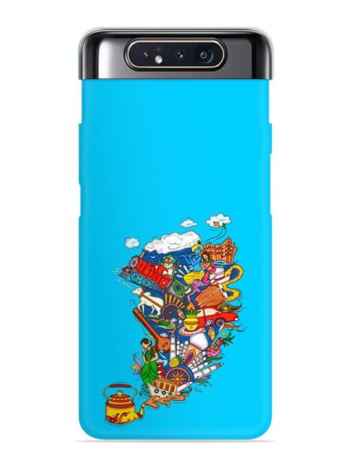 Vector Design Indian Snap Case for Samsung Galaxy A80 Zapvi